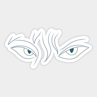 Mystified Eyes Sticker